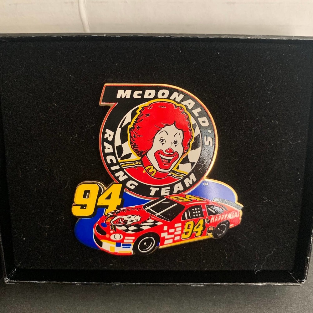 Hot Wheels 50th Anniversary NASCAR 1998 in Gold from McDonalds NASCAR in Box